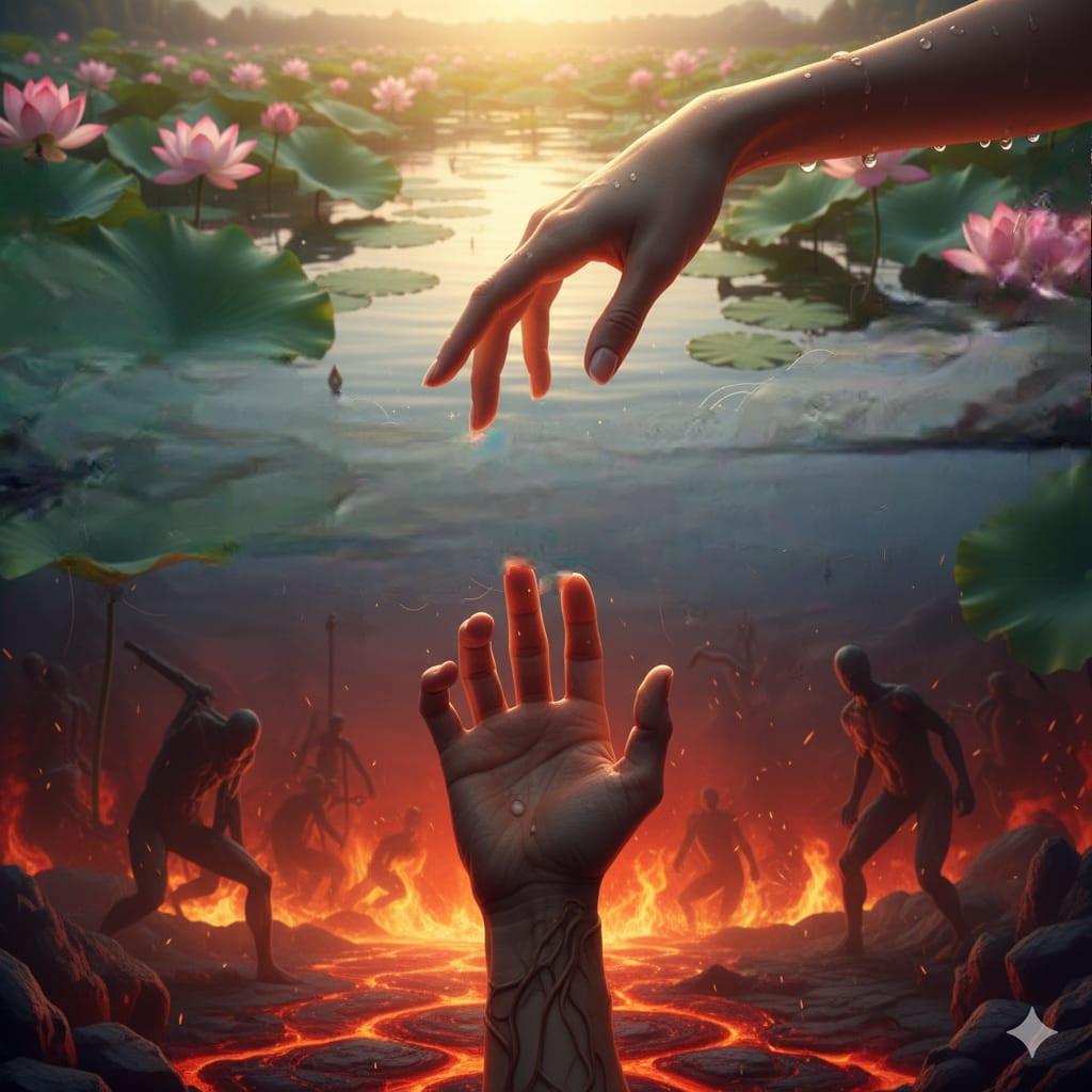 Through the Lotus Pond